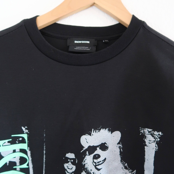 Snow Goose By Canada Goose Orion Tee Secure Tomorrow Apple Neon XS - Picture 6 of 12